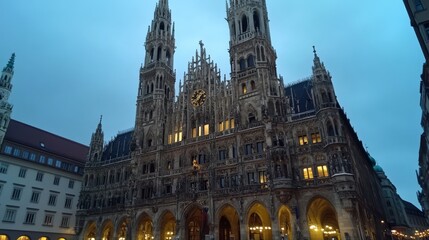 Fototapeta premium New Town Hall, Marienplatz, Munich