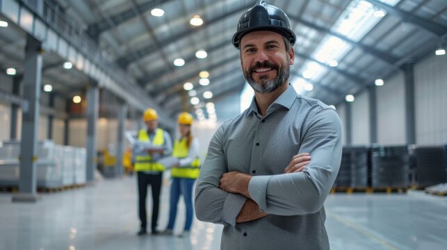 The confident industrial engineer.