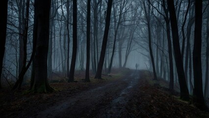 Obraz premium morning in the forest