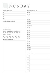 Monday & Sunday Start Planner