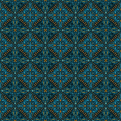 seamless pattern, ikan, indian pattern,detailed, vintage geometric floral seamless pattern, batik, geometric, tribal, print, vector