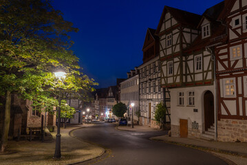 Spangenberg bei Nacht 