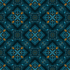 seamless pattern, ikan, indian pattern,detailed, vintage geometric floral seamless pattern, batik, geometric, tribal, print, vector