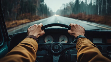 Driving through the Rain