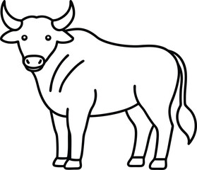 illustration of a cow
