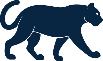 Captivating jaguar art illustration highlighting the sleek form and striking spots of this powerful feline
