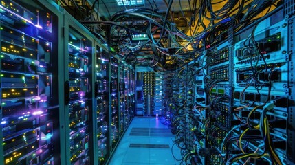 Server Room: A Glimpse into the Heart of Technology