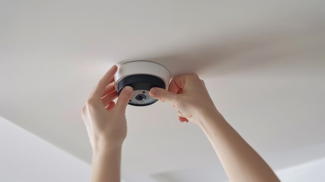 The security camera installation