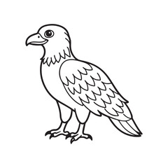 Print A bird icon and white baground
