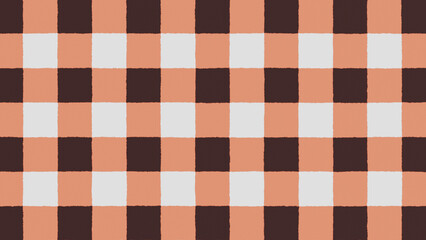 Warm Neutrals Buffalo Plaid Pattern
