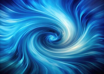 Whirlwind of Opportunity: Dynamic, Abstract, Blue, Movement, Potential
