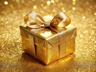 Wrapped Perfection: Immaculate, pristine, polished, shimmering gold, immaculate