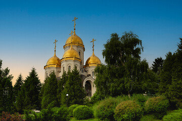 Orthodox Church of All Saints on Mamayev Kurgan near the Monument-ensemble to Heroes of the Battle of Stalingrad