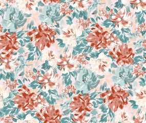 flower pattern texture print,repeat design pattern for textile printing factory