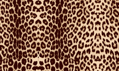 Animal skin decorative texture, leopard leather seamless skin