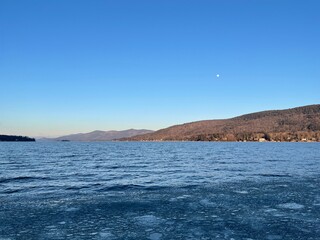 Lake George in winter