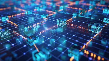 Abstract Digital Network