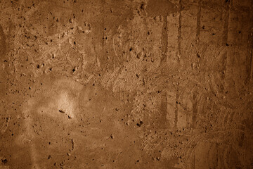 Cement wall texture in brown color