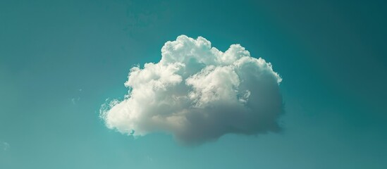 Naklejka premium White Cloud In The Sky
