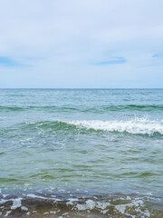 Baltic Sea near sand beach of Curonian Spit