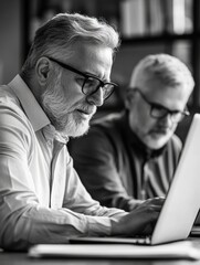 Businessmen at a Workplace