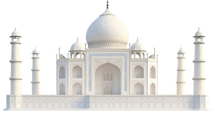 Taj Mahal Isolated