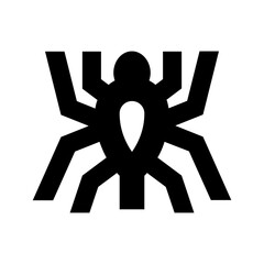 Eight Legs Spider Line Icon