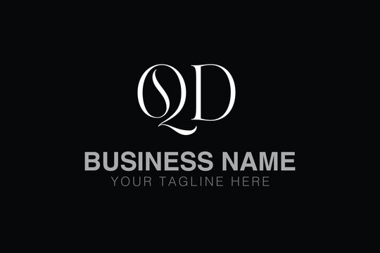 QD Q qd initial logo | initial based abstract modern minimal creative logo, vector template image. luxury logotype logo, real estate homie logo. typography logo. initials logo