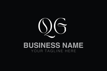 QG Q qg initial logo | initial based abstract modern minimal creative logo, vector template image. luxury logotype logo, real estate homie logo. typography logo. initials logo