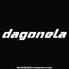 Obraz premium elegant and modern alphabet font vector