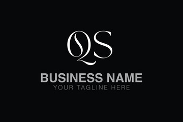 QS Q qs initial logo | initial based abstract modern minimal creative logo, vector template image. luxury logotype logo, real estate homie logo. typography logo. initials logo