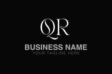 QR Q qr initial logo | initial based abstract modern minimal creative logo, vector template image. luxury logotype logo, real estate homie logo. typography logo. initials logo