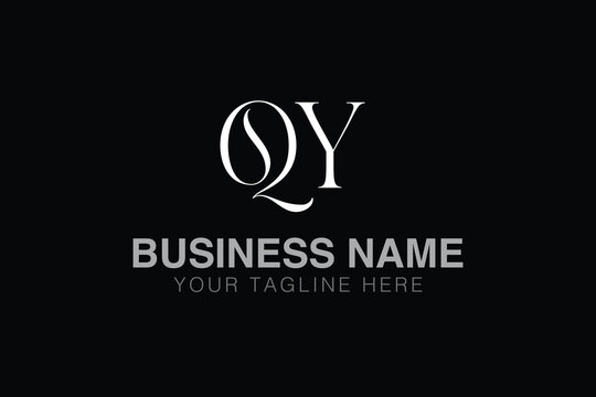 QY Q qy initial logo | initial based abstract modern minimal creative logo, vector template image. luxury logotype logo, real estate homie logo. typography logo. initials logo