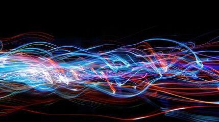 Abstract Light Trails