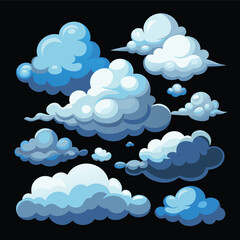 blue sky with clouds