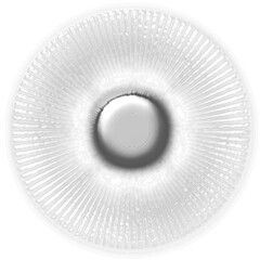 Abstract Radial Symmetry with Glowing Center and Monochrome Light Patterns