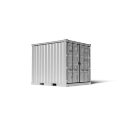 Storage Container 3d Model Render Isolated - 10 ft x 10 ft