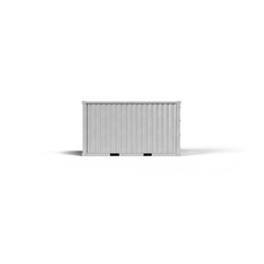 Storage Container 3d Model Render Isolated 