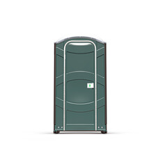 Portable Toilet 3D Model Rendering