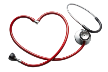 Stethoscope in the shape of heart png