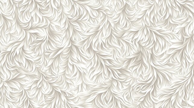 This seamless pattern showcases the intricate details of alpaca fur, highlighting its soft, fluffy quality in natural shades, ideal for elegant wallpaper or fabric design SEAMLESS PATTERN