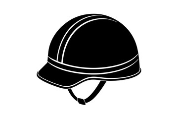 Military helmet on white background