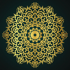 Luxury ornamental background  mandala design 