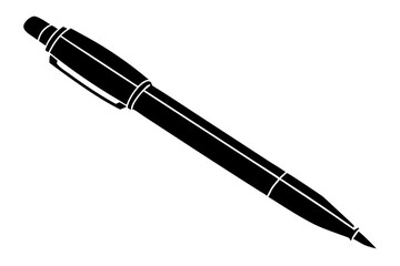 Pen silhouette vector illustration