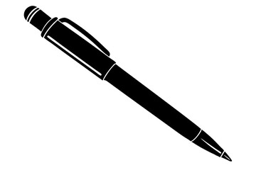 Pen silhouette vector illustration