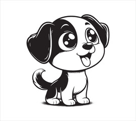 Dog art design vector illustration