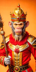 wukong  with sword and shield