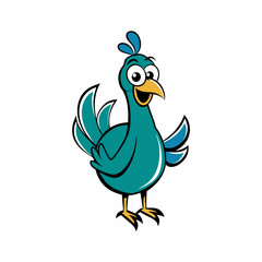 Peacock Feather Black Silhouette Hand-Drawn Sketch Feather Icons Mascot Logo Vector