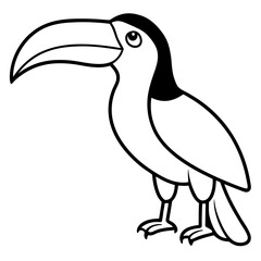 Obraz premium illustration of a cartoon bird