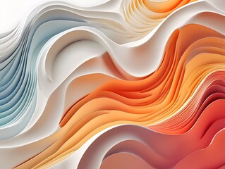 Elegance in Motion: A Study of Flowing Abstract Forms